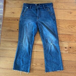 Kut from the Kloth Medium Blue Wide Leg Jeans